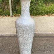 Large floor vase Amphora 137 cm ceramic with pearlescent crystallised glaze.