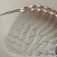 Moulded glass swan bowls
