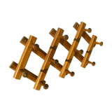 Vintage accordion coat rack