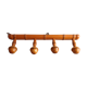 Bamboo-style coat hanger