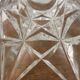 Vintage hexagonal cut crystal vase from Arques.