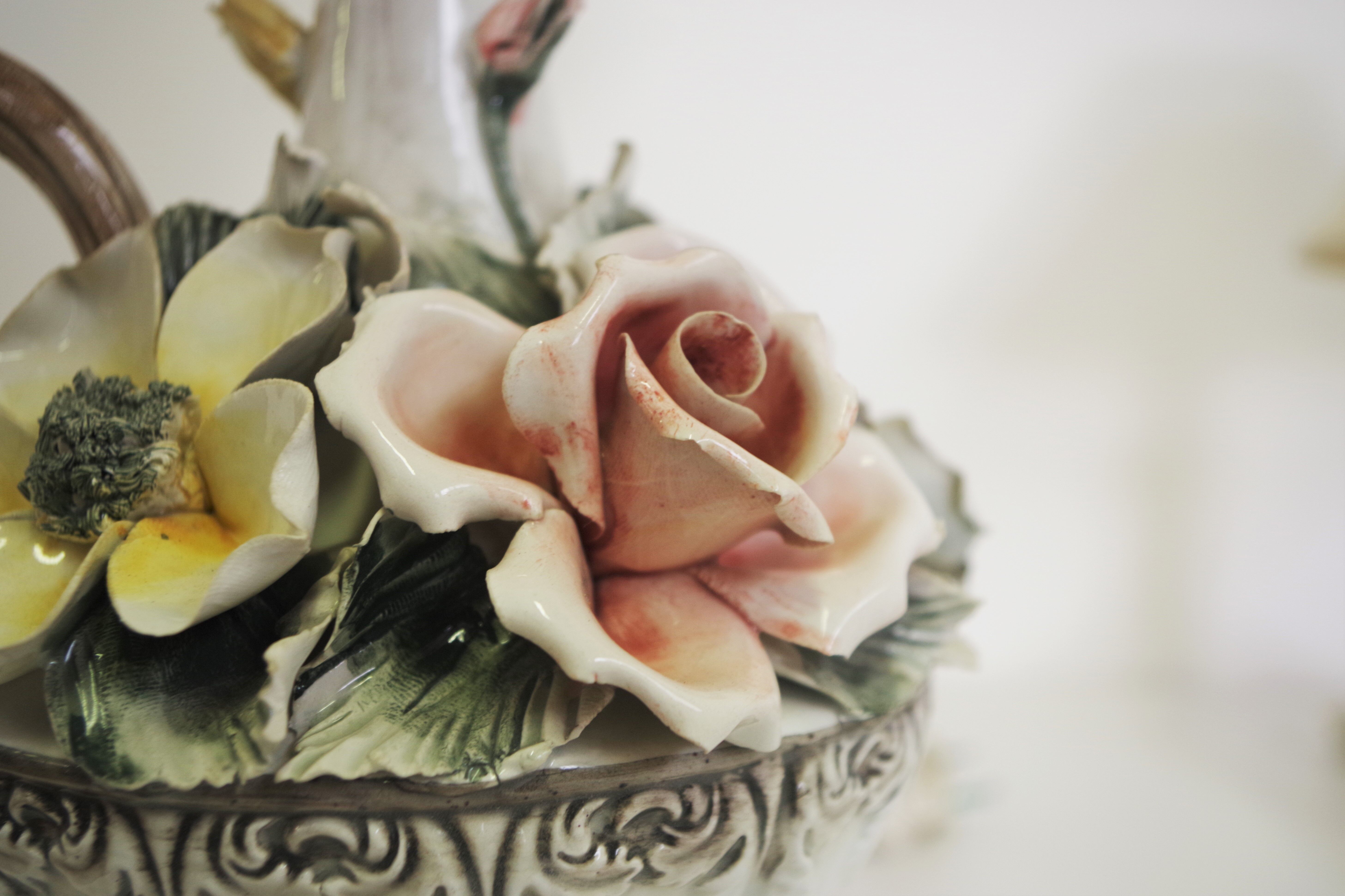 Desk Lamps with Lampshades Day, 1950s, Set of 2