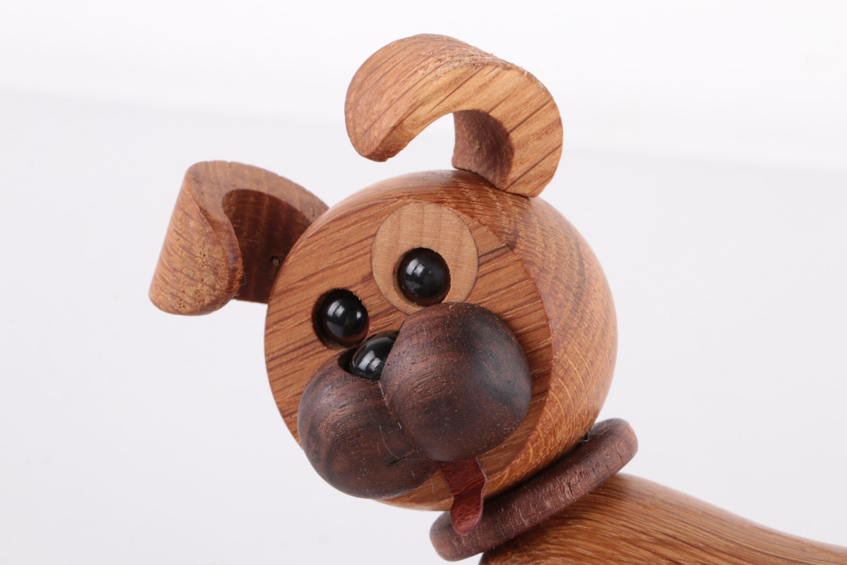 Cheerful wooden dog by chresten sommer for spring copenhagen denmark