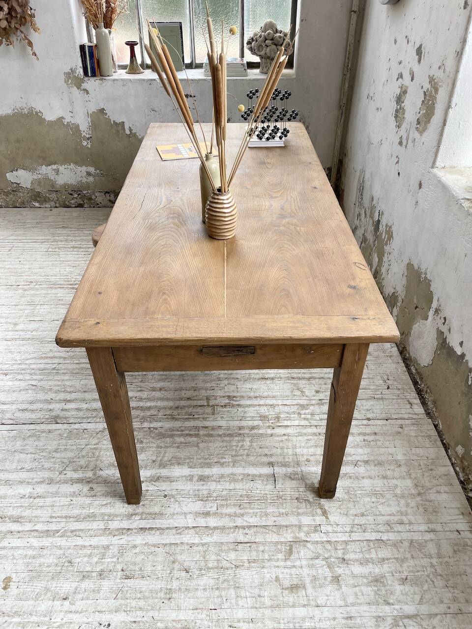 Oak farm table 2m