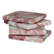 Madeji – Square coasters in natural pink marble – set of 4