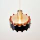 Mid Century Ceiling Light from VEB Metalldrücker Halle, Germany, 1960s