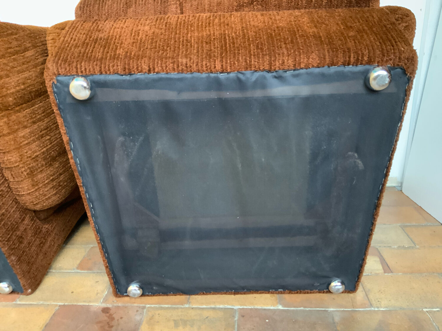 Paire de fauteuils 70s