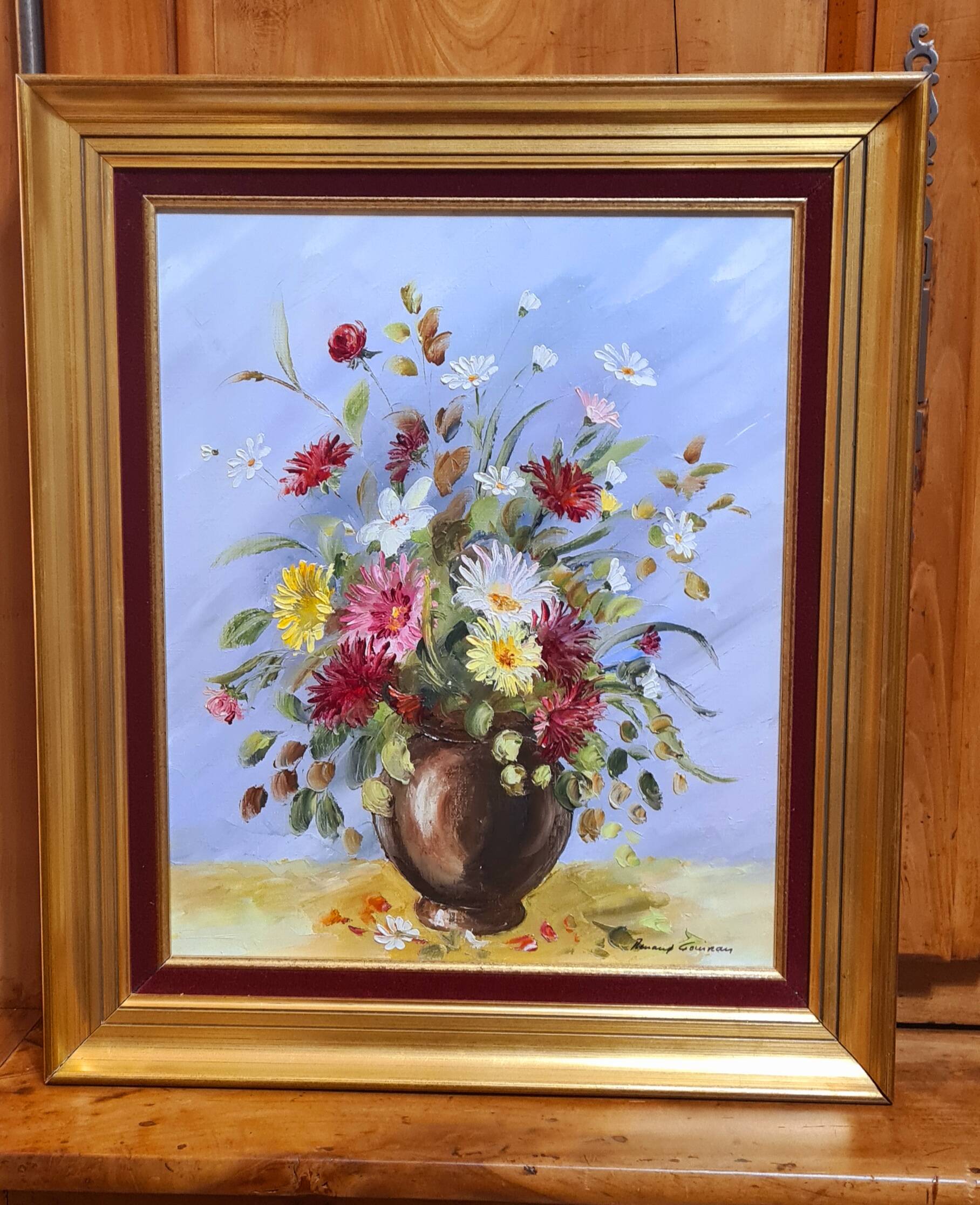 Large Oil on canvas Renaud Gouiran