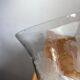 Chalice-shaped glass cup