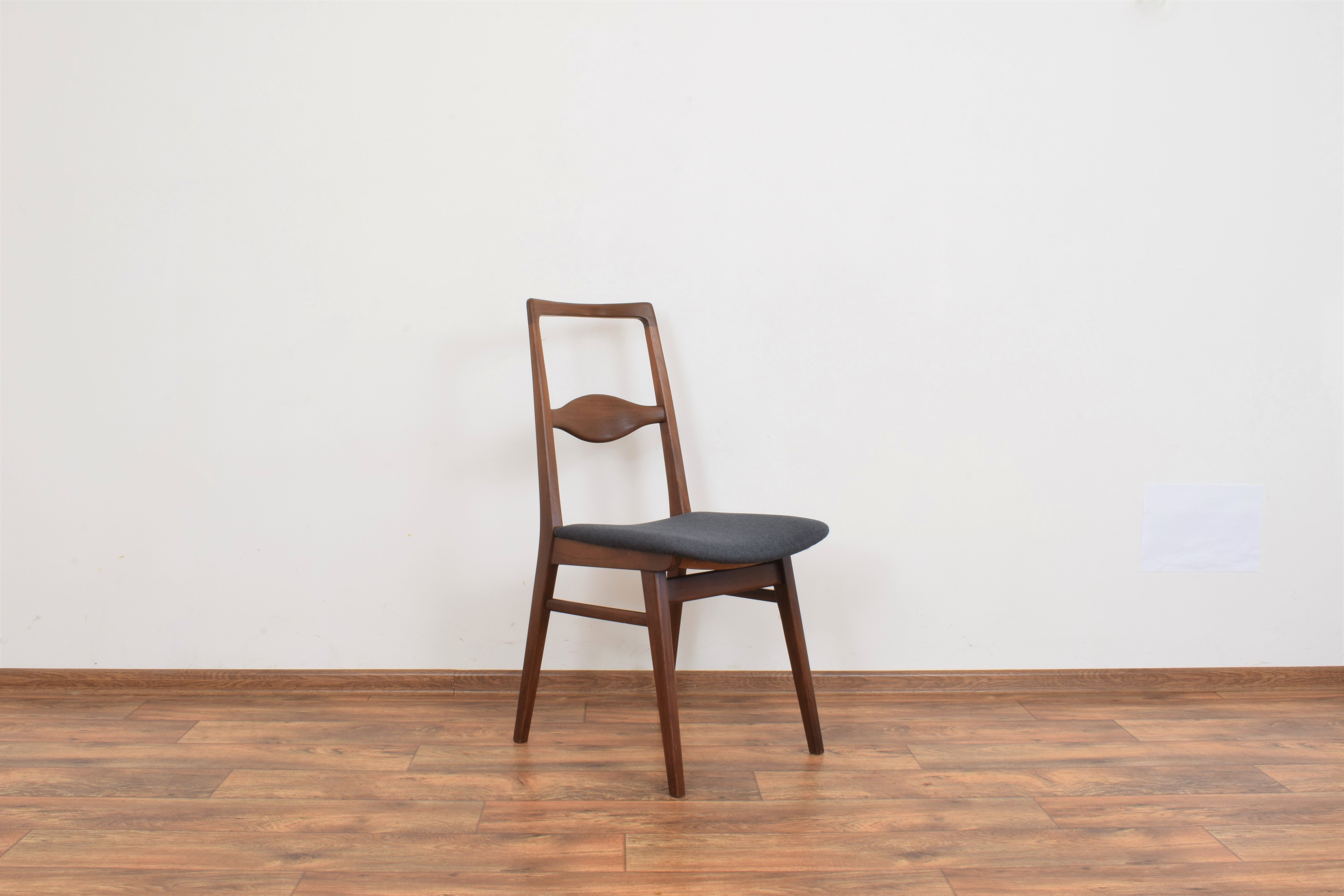 Mid-Century Teak Dining Chairs by Karl Nothhelfer, 1950s, Set of 4