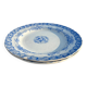 2 Antique Earthenware Plates (Blue Decor)