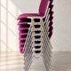 Set of 4 DSC 106 chairs by Castelli