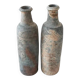 Pair of antique stoneware bottles from Normandy – Ger