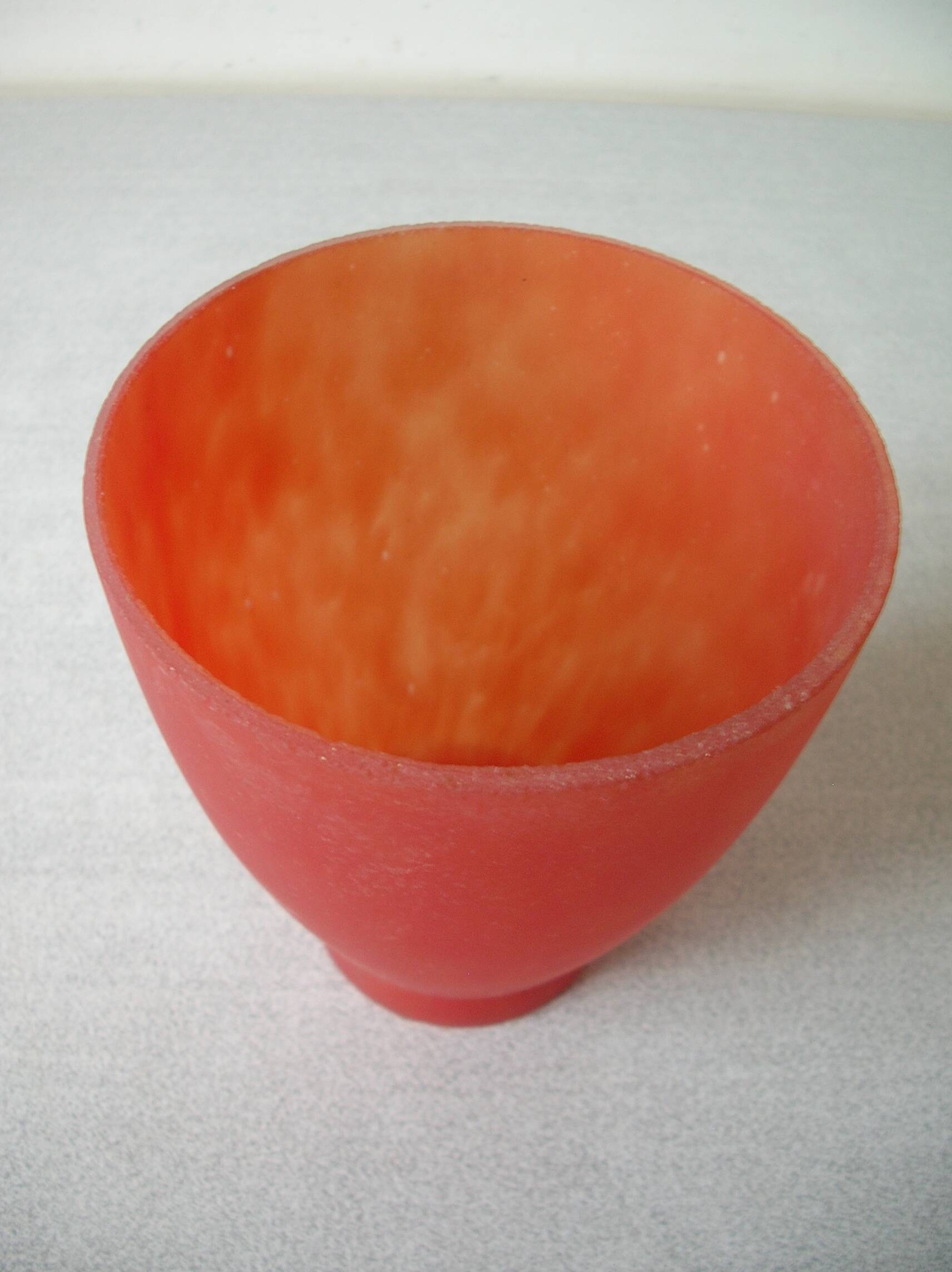 Tulip globe lampshade red glass paste chandelier lamp retro decor lighting
