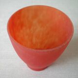 Tulip globe lampshade red glass paste chandelier lamp retro decor lighting
