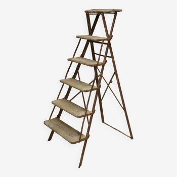 Industrial Stepladder From The 1900s