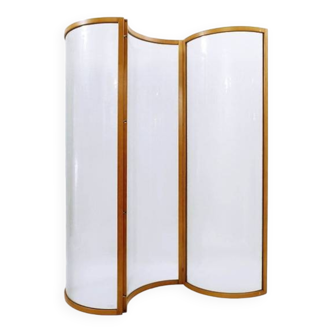 Glass Voyeur Screen / Room Divider by Vittorio Livi for Fiam - 1990s