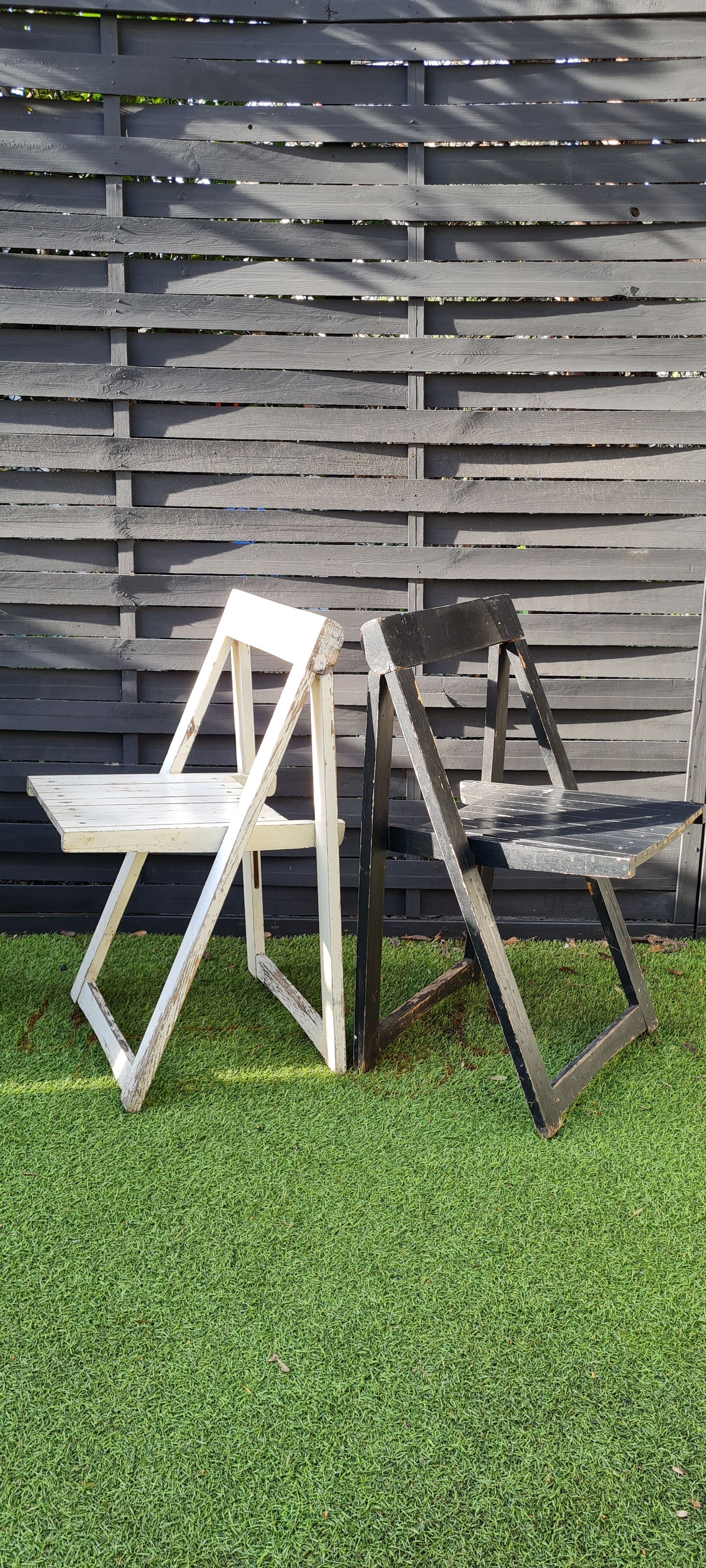 Chaises pliantes italiennes