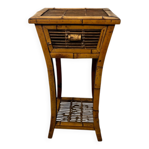 sellette en bambou tiroir