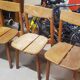 Set de 4 chaises vintage style Gautier Delaye