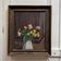 Oil on panel early 20th century bouquet of flowers in its vase