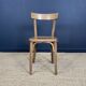 Set of 26 Baumann wooden bistro chairs from the 1950s France