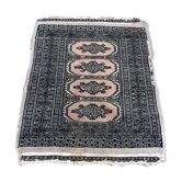 Carpet in wool and silk - hand made 65x90cm