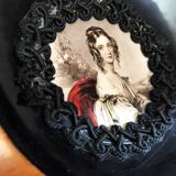 Wall frame portrait woman Empire style