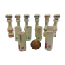 Lot of 13 pieces of Vilac bowling game