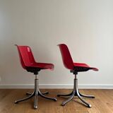 9 swivel chairs assigned to Osvaldo Borsani – Modus model for