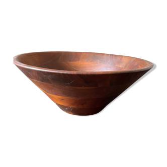 American walnut dish 60s