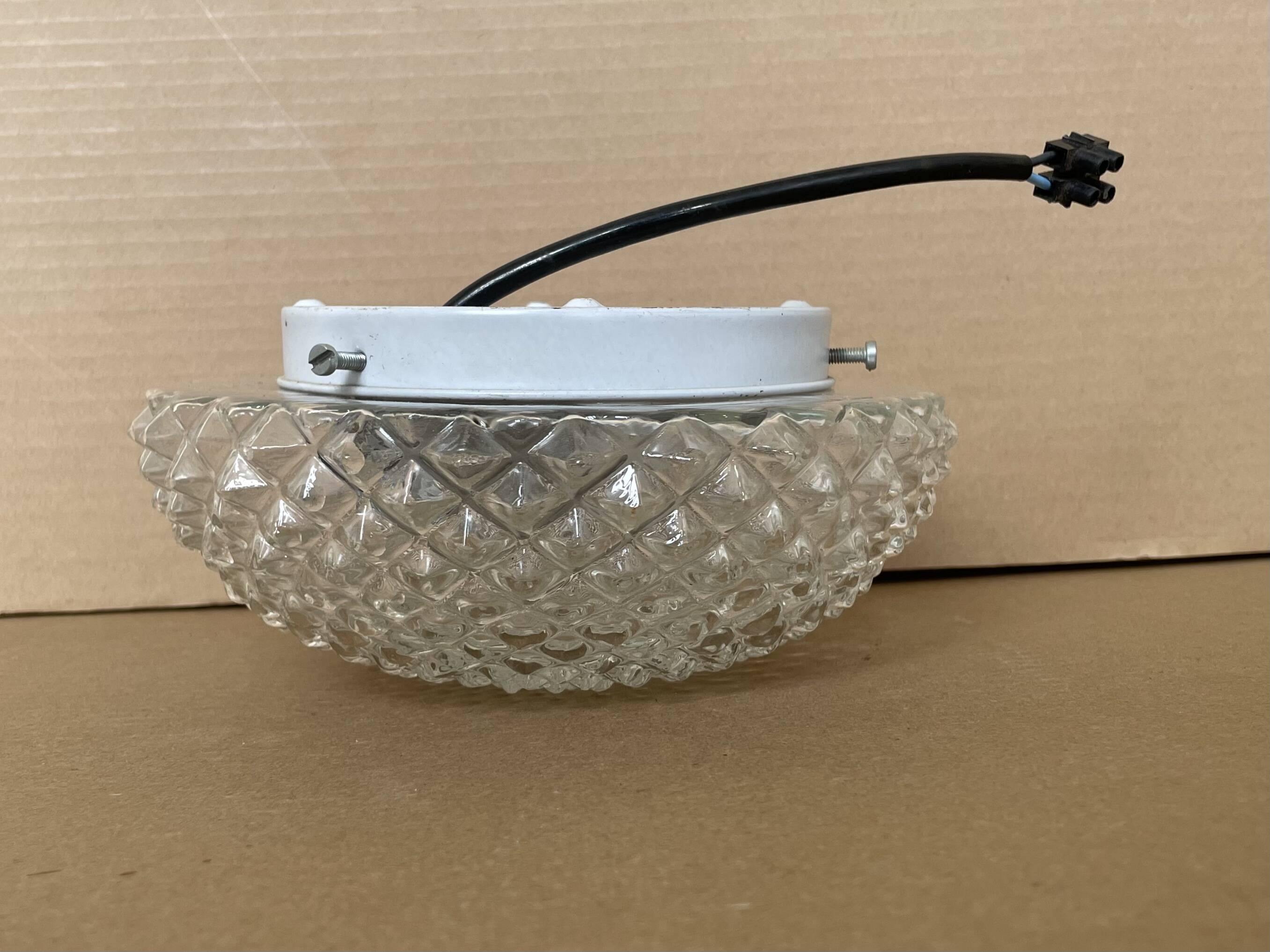 Vintage glass ceiling or wall light