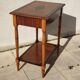 Table d'appoint ancienne console vintage antique marquetée
