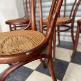 Set of 7 Thonet bistro chairs