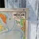 Map of the American continent Vidal-Lablache (1950s)