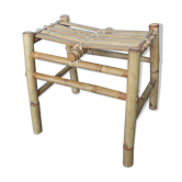 Tabouret bambou vintage