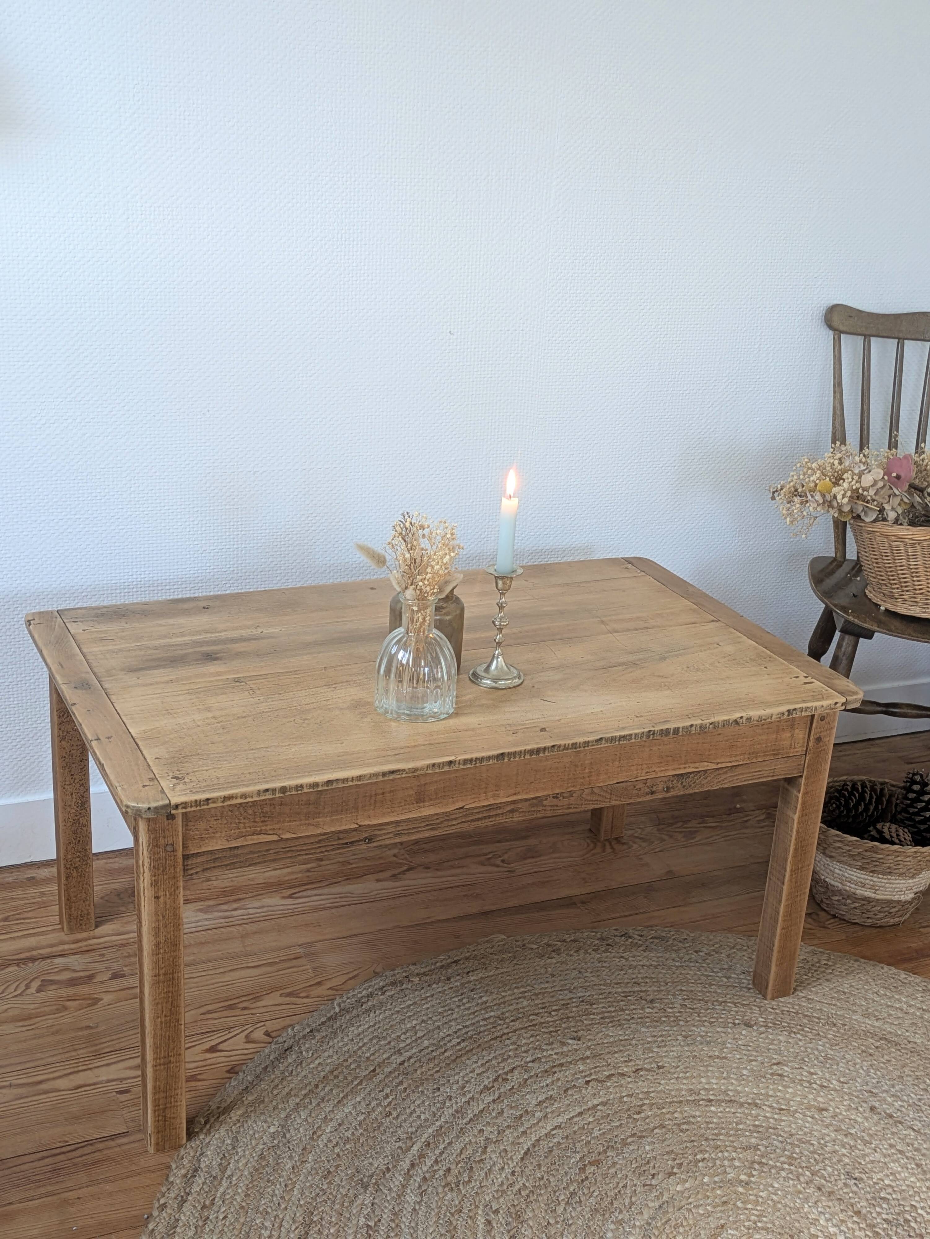 Renovated old coffee table