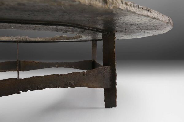 Table basse signée Pia Manu, Belgique, années 1960