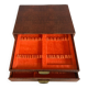 1960s cutlery box with Croco-style coating