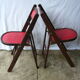 Wooden folding chairs and 60s shanghai skai