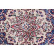 Vintage Turkish Oushak Handmade Wool Cotton Red Area Rug 124x209