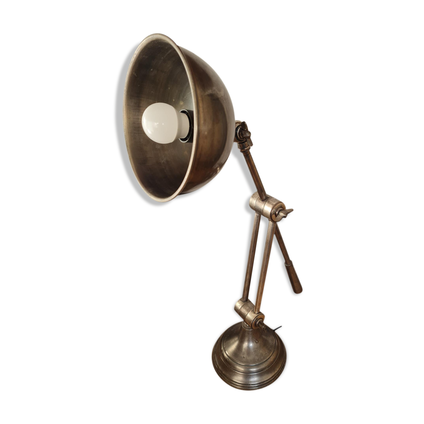 Industrial desk lamp