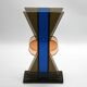Vase en cristal Ettore Sottsass pour Fontana Arte 1970