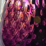 Cup, Empoli Amethyst glass. Italian art, hand-blown, 1950s.