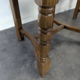 Set of 6 straw-seated chairs