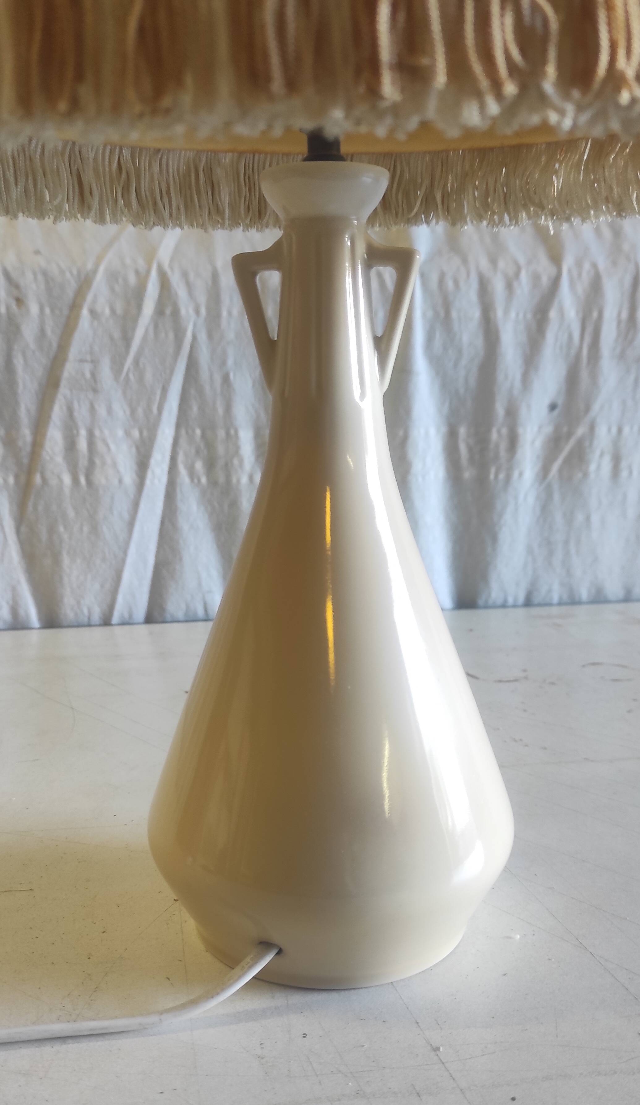 Art Deco style ceramic table lamp - mid-20th century
