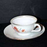 CPN, Vintage porcelain flower cup - Luxury Porcelain La Compagnie Nationale de Porcelaine