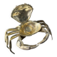 Crab jewellery box, silver plated & alpaca, Spain, 1950s