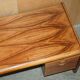 Left corner desk in Brazilian wood Mid Century Modern style
