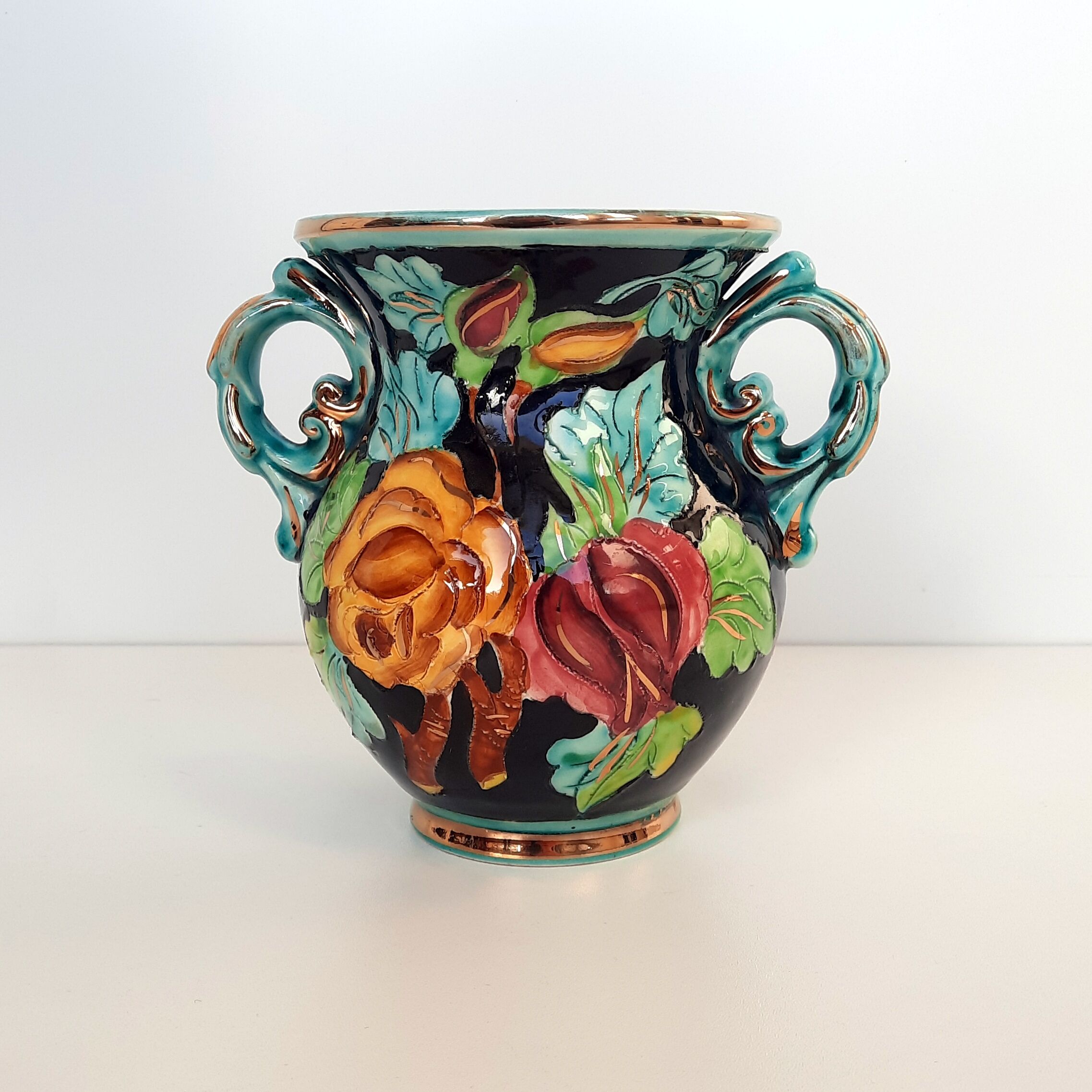 Vase céramique Monaco des Atelier Cérart cécor fleurs